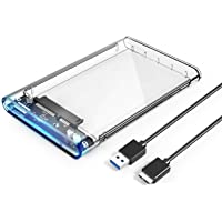 Los mejores  - ORICO Caja Disco Duro 2.5 &quot-- Carcasa Disco Duro USB 3.0 con UASP- Adaptador Disco Duro para HDD SSD SATA I-II-III de 7mm…
